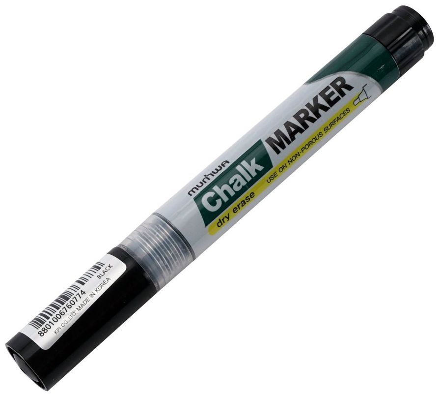 Маркер меловой Chalk Marker 3мм черный CM-01