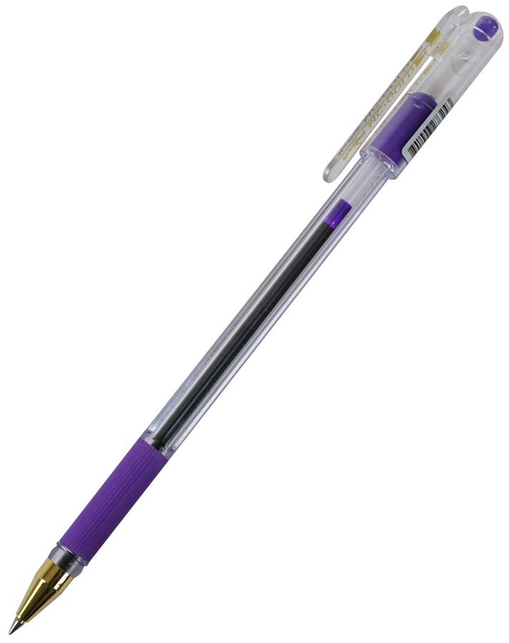 Ручка шариковая MC GOLD фиолетовая 0,5мм Масляная основа рез.уп. BMC-09
