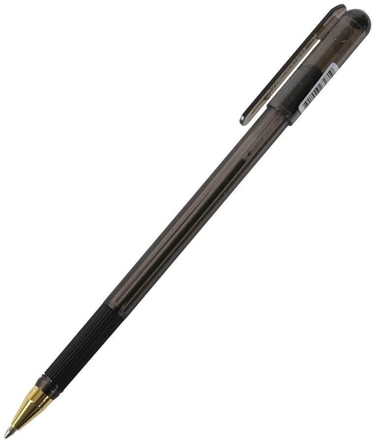 Ручка шариковая MC GOLD черная 1мм Масляная основа рез.уп. BMC10-01