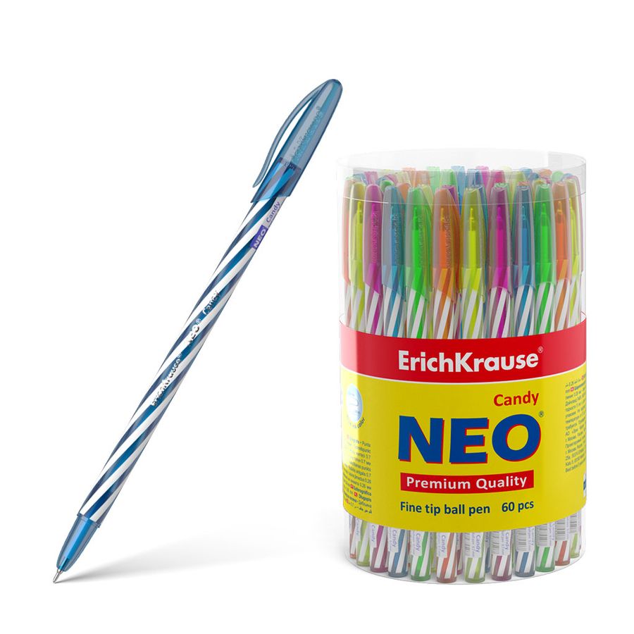 Ручка шариковая ЕК Neo Candy синяя 47550