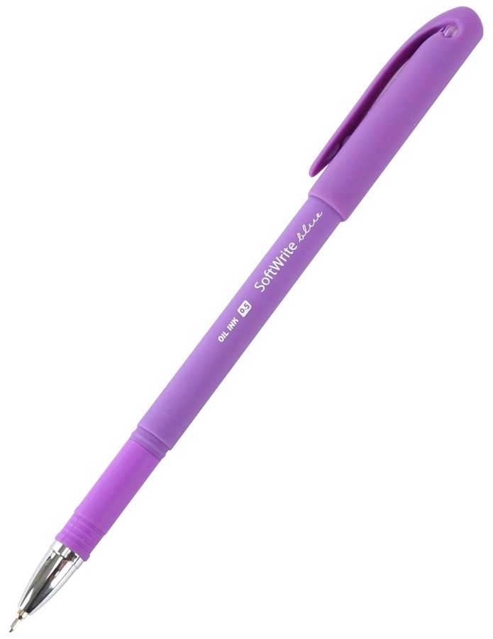 Ручка шариковая SoftWrite.Special синяя 0,5мм Масляная основа корп ассор 20-0090