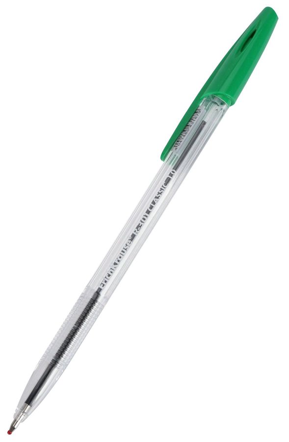 Ручка шариковая ЕК R-301 зеленая(новый дизайн) 43187