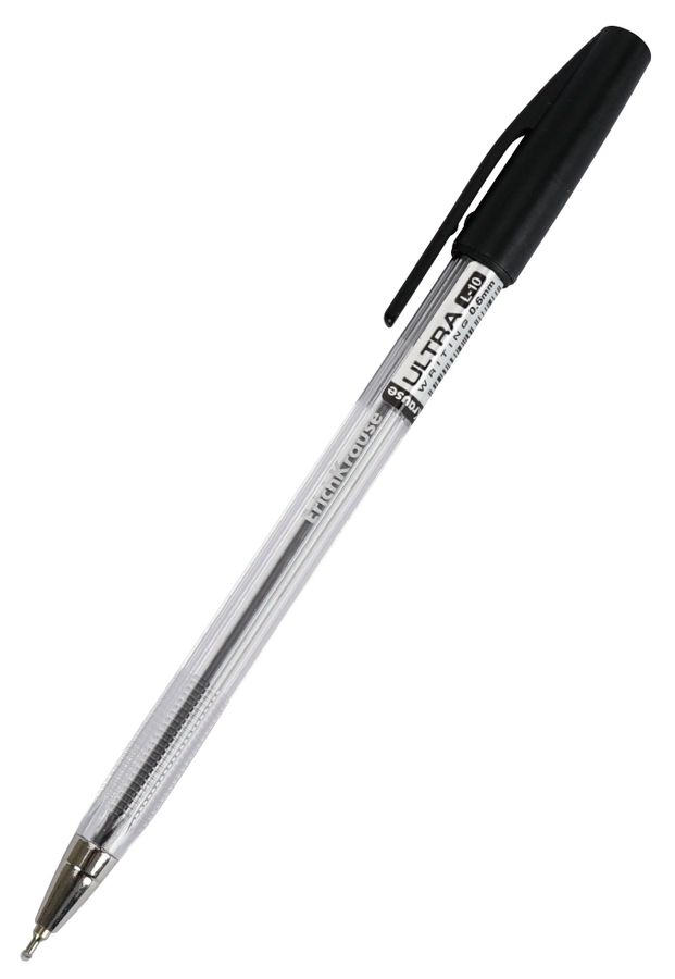 Ручка шариковая ЕК Ultra L-10 черная 0,7мм игольчат.стержень 13874