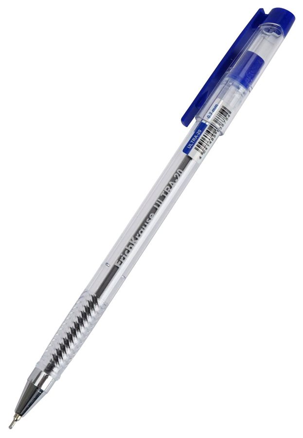 Ручка шариковая ЕК Ultra L-20 синяя 0,7мм игольчат.стержень 13875