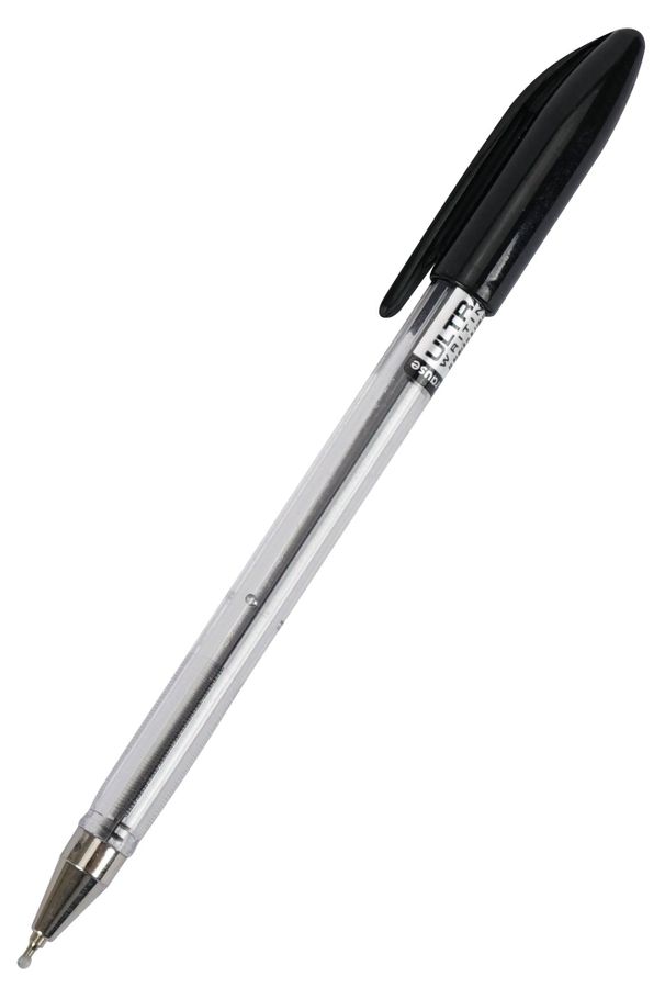 Ручка шариковая ЕК Ultra L-20 черная 0,6мм игольчат.стержень 13876