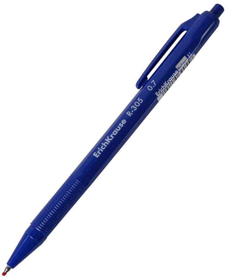 Ручка шариковая автоматическая ЕК R-305 синяя 39055
