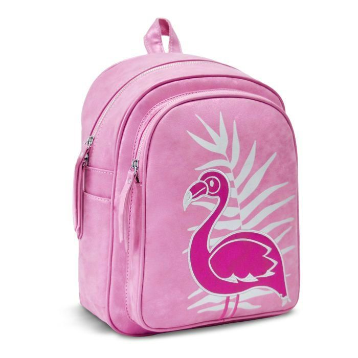 Рюкзак молодежный 1отд. Розовый фламинго кожзаменитель 48372