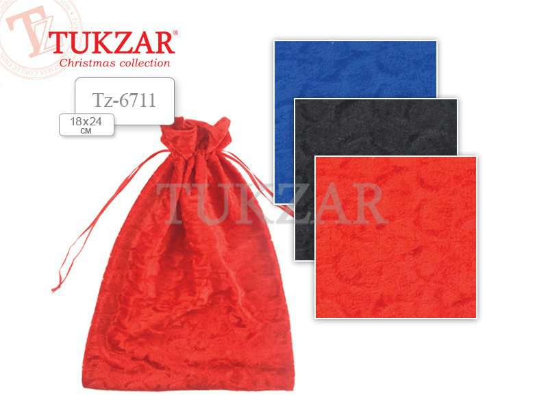TUKZAR Мешок подарочный текстильный 180*240 TZ 6711 бархатный