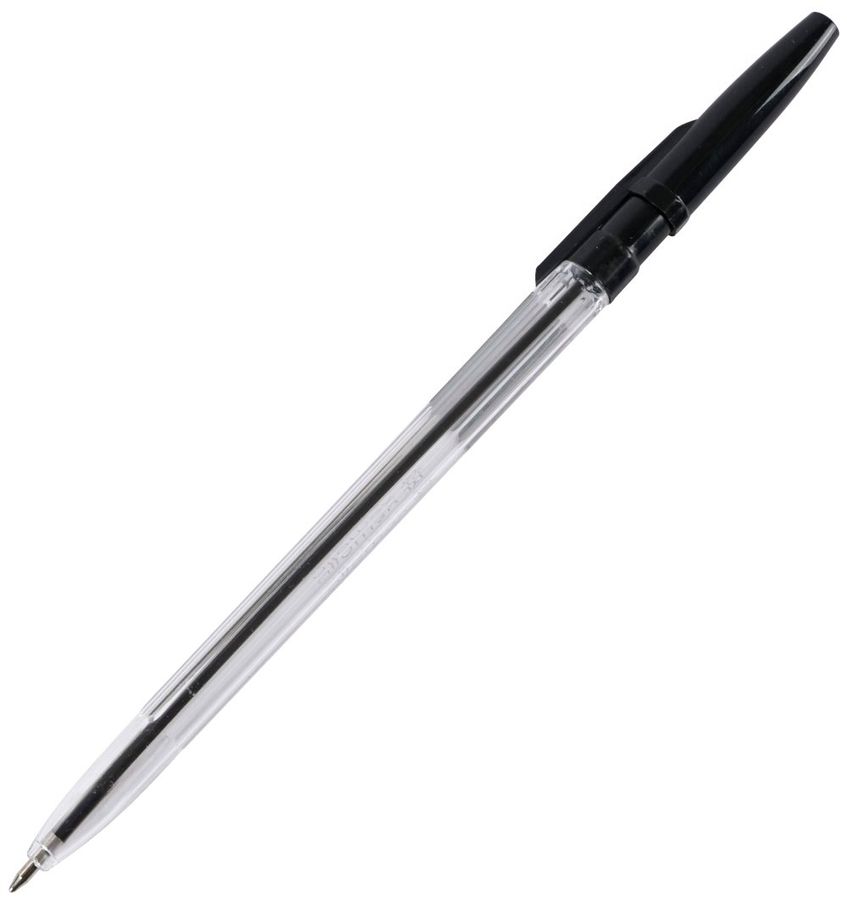 Ручка шариковая черная 0,7мм прозр.корп. 5073321