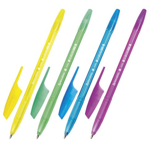 Ручка шариковая синяя 0,7мм X-333 NEON 142829