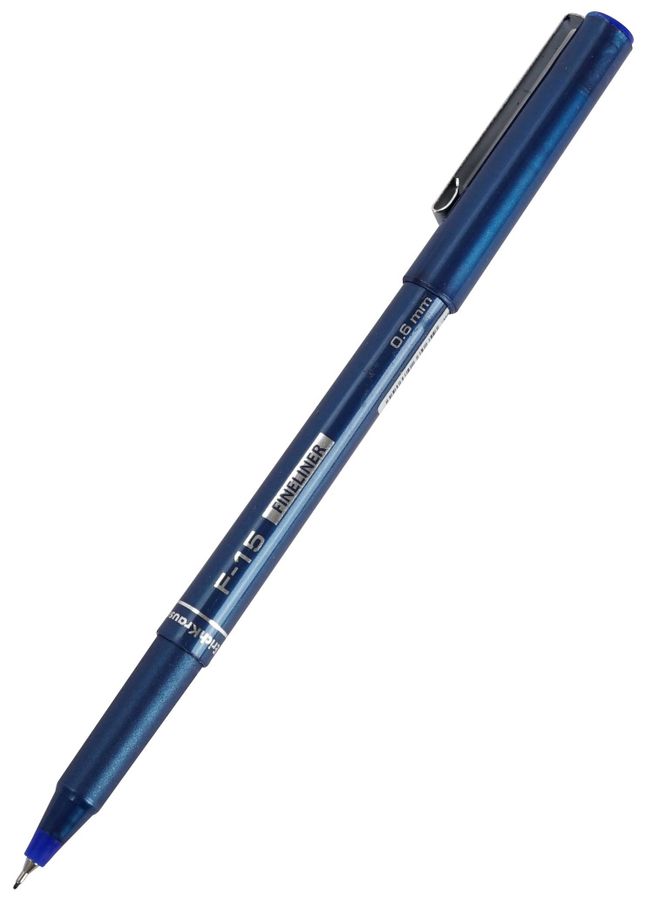 Ручка капилярная F-15 синяя 37065