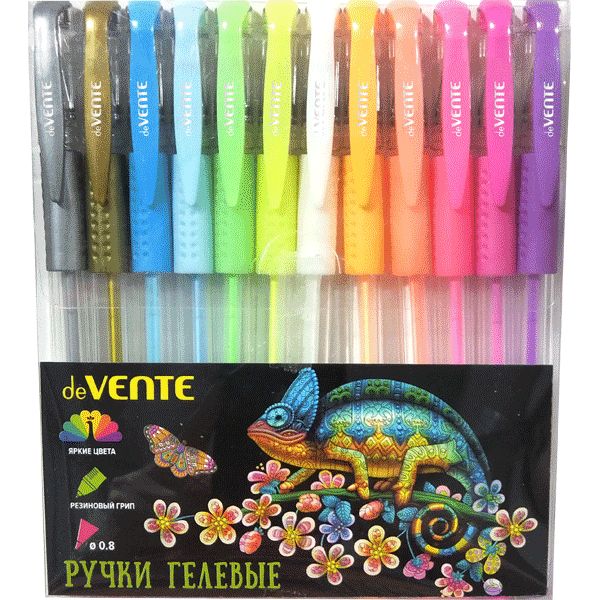 Ручка гелевая набор 12 цветов 2020 Moonlight 0,8мм пастель с эффектом Highlighter 5051009