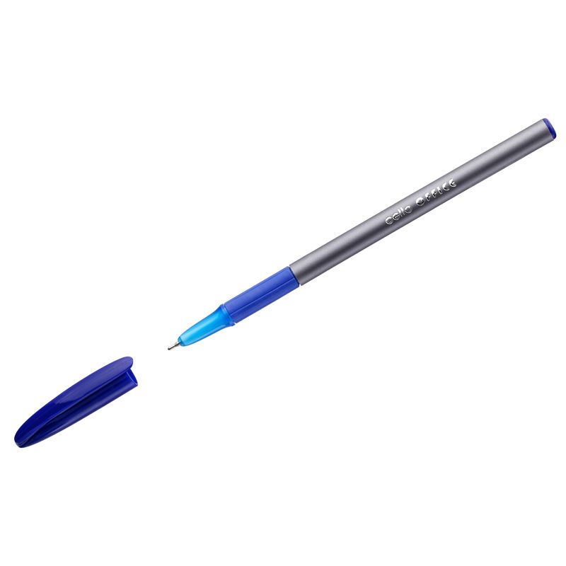 Ручка шариковая синяя 1мм "Office Grip" грип 353