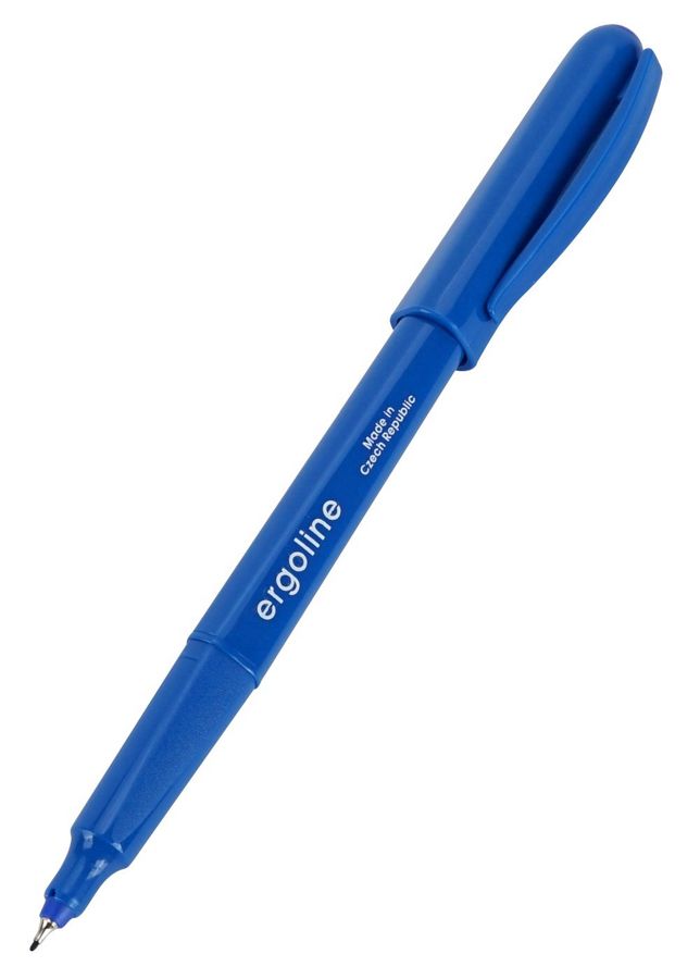 Ручка линер Ergo синяя 0,3мм мет.нак. 4621