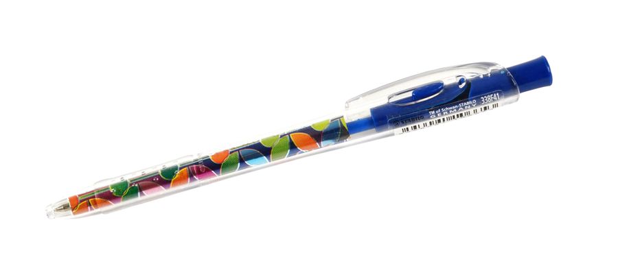 Ручка шариковая автоматическая Tropikana синяя 0,38мм 338 41F