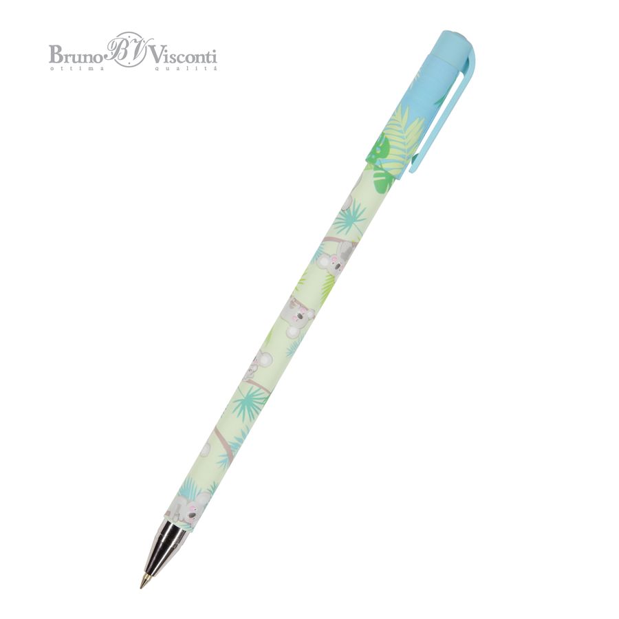 Ручка шариковая синяя HappyWrite Коалы - очаровашки 0,5мм 20-0215 40