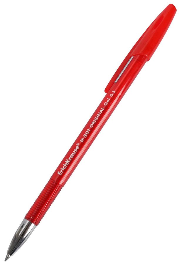Ручка гелевая ЕК R-301 красная Original Gel 0,5мм Erich Krause 42722