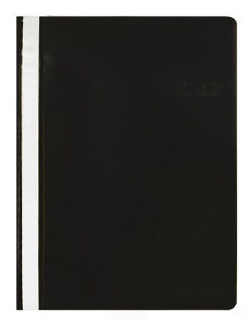 Папка скоросшиватель пласт. А4 черный 0.11/0.15мкм KANZFILE ПС-200