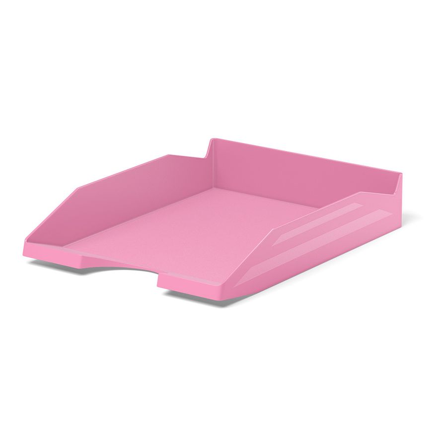 Лоток горизонтальный для бумаг Office Pastel розовый ERICH KRAUSE 55542