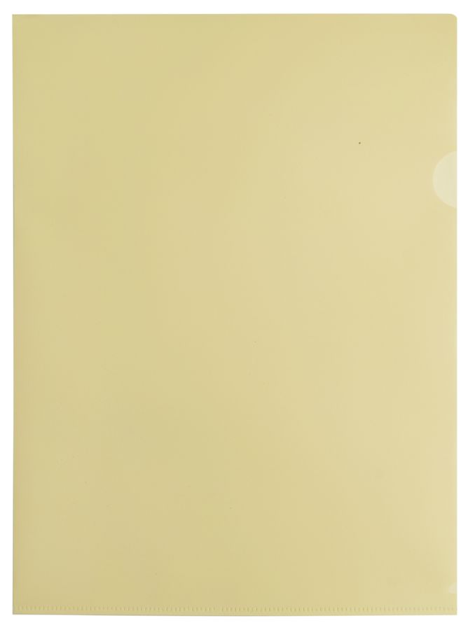 Папка-уголок А4 Pastel 0.18мм желтый БЮРОКРАТ EPAST/YEL