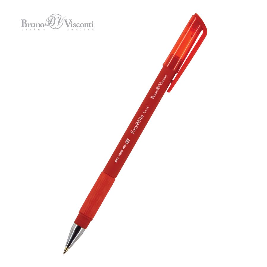 Ручка шариковая EasyWrite. Red красная 0,5мм BRUNO VISCONTI 20-0132