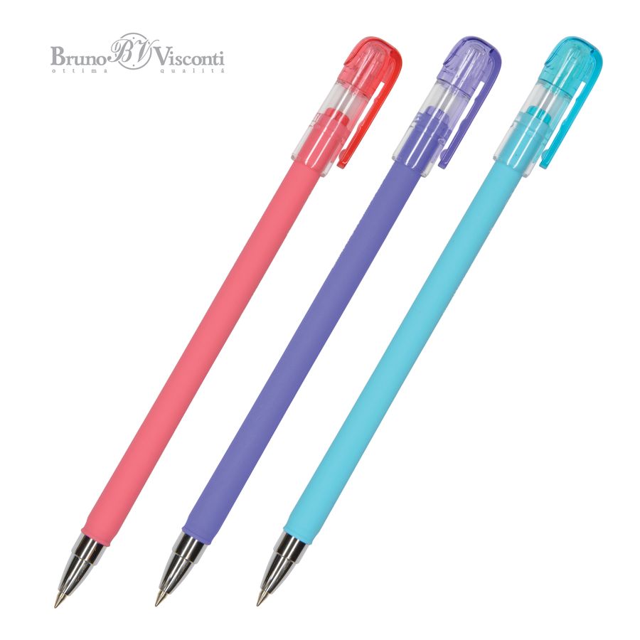 Ручка шариковая синяя FirstWrite. Joy 0,5мм BRUNO VISCONTI 20-0283
