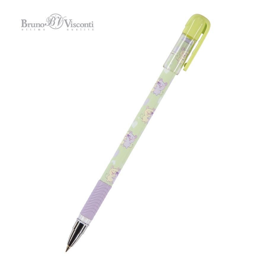 Ручка шариковая синяя MagicWrite. Обнимашки. Мышки 0,5мм BRUNO VISCONTI 20-0240/35