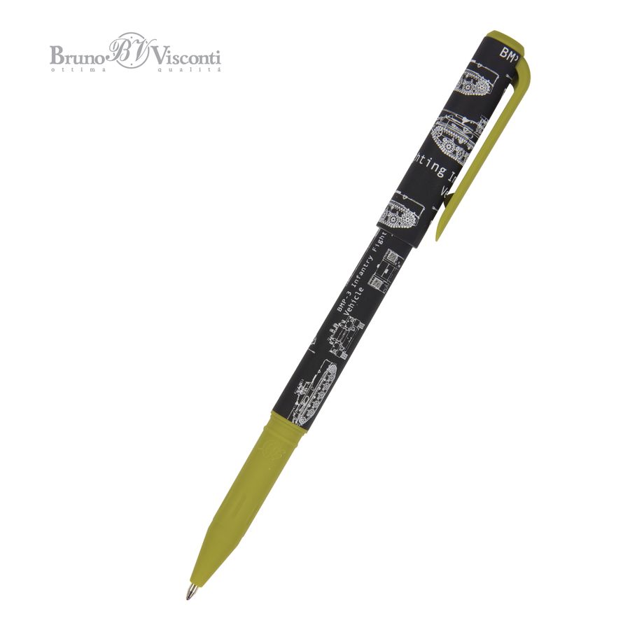 Ручка шариковая синяя PrimeWrite. Танк 0,7мм на масляной основе BRUNO VISCONTI 20-0293/05