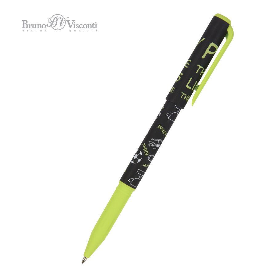 Ручка шариковая синяя PrimeWrite. Футбол 0,7мм на масляной основе BRUNO VISCONTI 20-0293/14