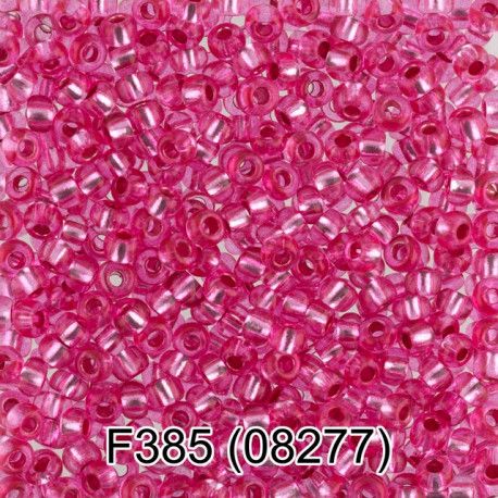 Бисер круглый №6 5г 1-й сорт розовый Gamma F385 (08277)