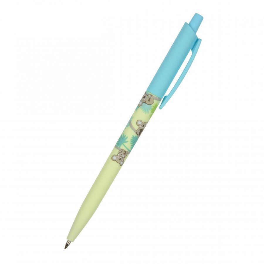 Ручка шариковая автоматическая синяя HappyClick SweetAnimals. Коалы-очаровашки 0,5мм BRUNO VISCONTI 20-0241/34