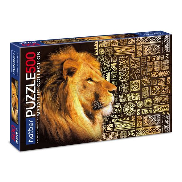 Пазлы 500 элементов Premium King Lion HATBER 500П32ф_15917