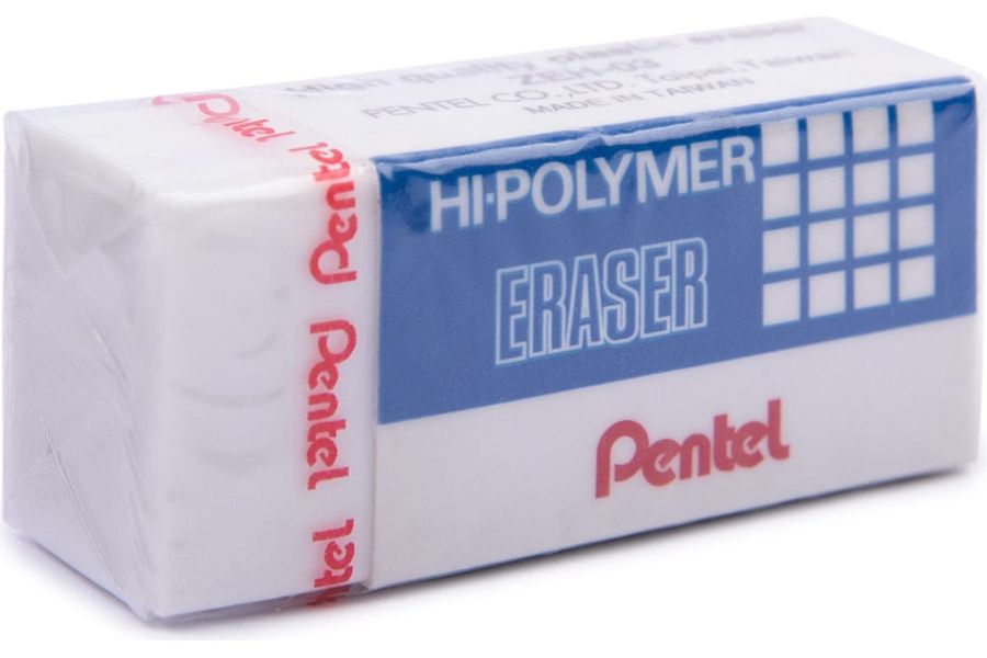 Ластик 35х16мм Hi-Polymer Eraser Pentel ZEH03