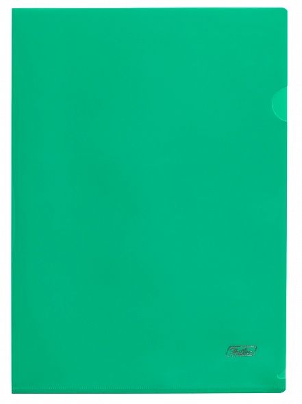 Папка-уголок А4 Непрозрачная зеленая плотная 0.18мм HATBER AG4_00104