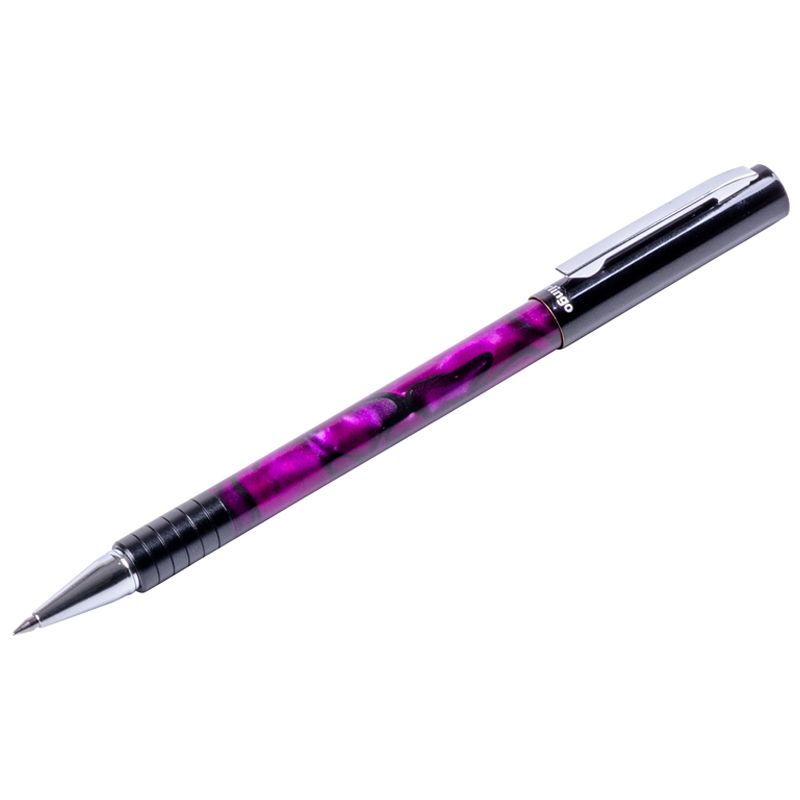 Ручка подарочная шариковая синяя 0,7мм Fantasy корпус фиолетовый акрил футляр BERLINGO CPs_70504