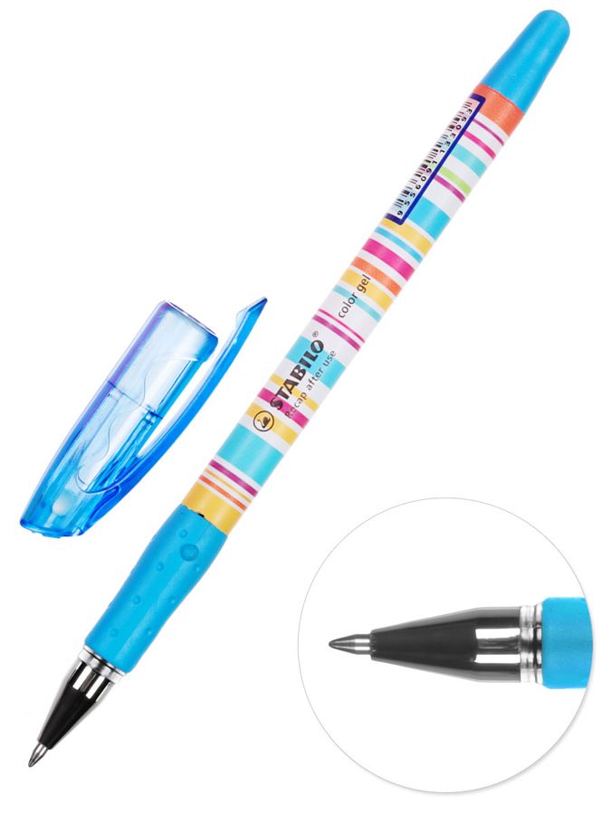 Ручка шариковая синяя 0,4мм Для него Полоски 218GY1041B1