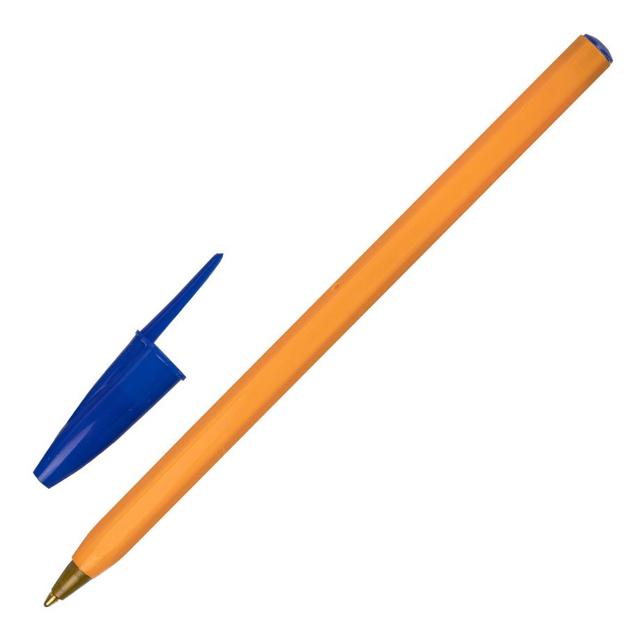 Ручка шариковая синяя 1,0мм Basic Orange BP-01 STAFF 143740