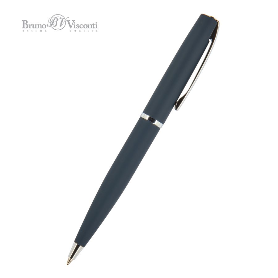 Ручка шариковая автоматическая синяя 1,0мм Sienna корпус синий BRUNO VISCONTI 20-0222