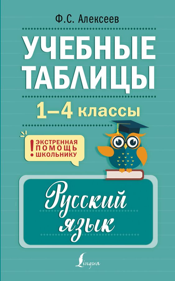 Учебные таблицы. Русский язык. 1-4 классы 2023 | Алексеев Ф.С.