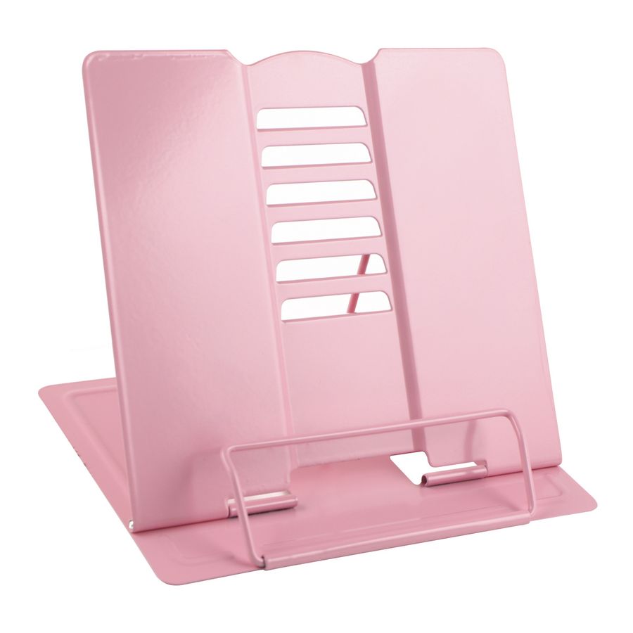 Подставка для книг металл розовый Кокос 216594