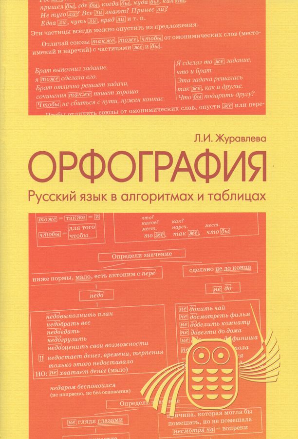 Русский язык в алгоритмах и таблицах. Орфография. 5-7 классы. + Пунктуация. 8-9 классы 2024 | Журавлева Л.И.