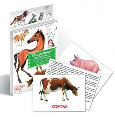 Дидактические карточки Домашние животные