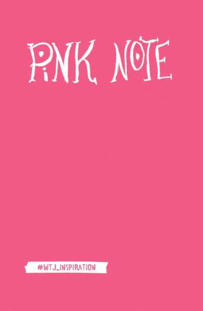 Pink Note. Романтичный блокнот с розовыми страницами тв